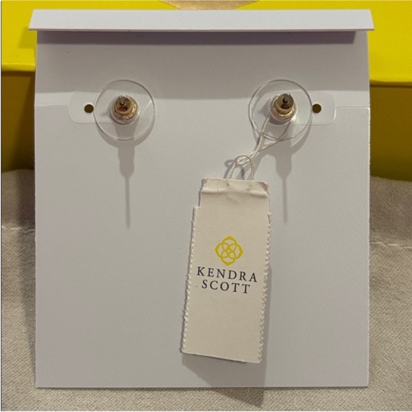 Kendra Scott Ever Earrings Kendra Scott Earrings Dichroic Glass Gold - Picture 5 of 10
